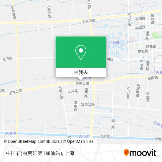 中国石油(南汇第1加油站)地图