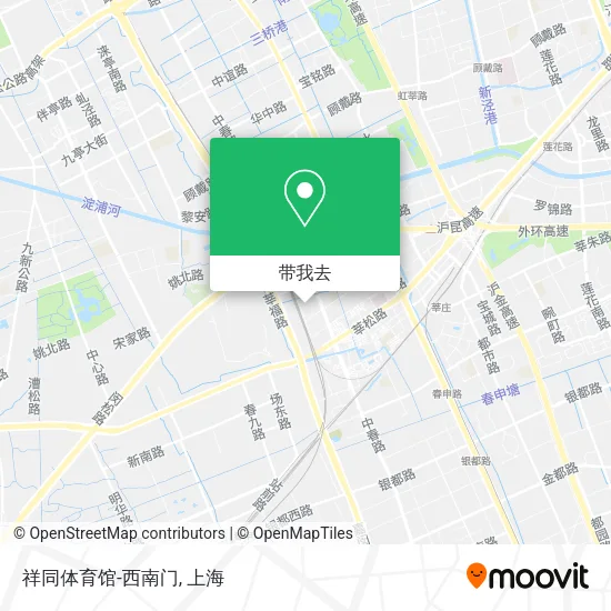 祥同体育馆-西南门地图