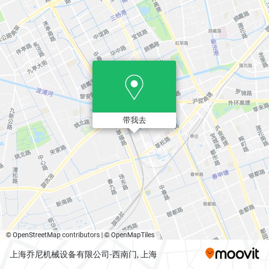 上海乔尼机械设备有限公司-西南门地图