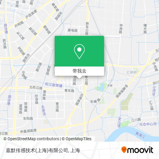 嘉默传感技术(上海)有限公司地图
