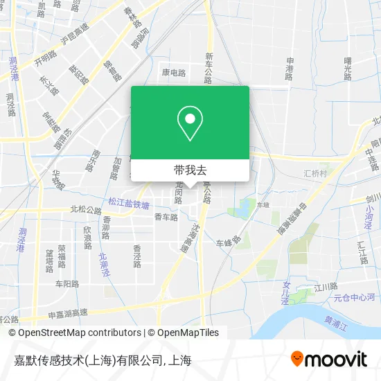嘉默传感技术(上海)有限公司地图