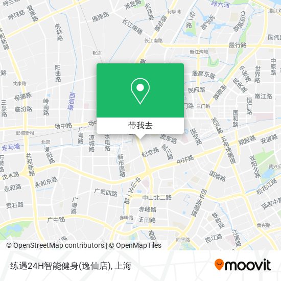 练遇24H智能健身(逸仙店)地图