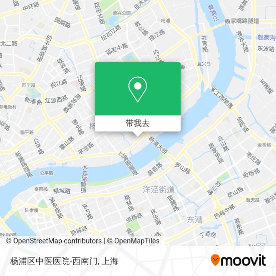 杨浦区中医医院-西南门地图
