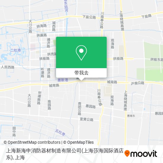 上海新海申消防器材制造有限公司(上海莎海国际酒店东)地图
