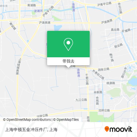 上海申顿五金冲压件厂地图