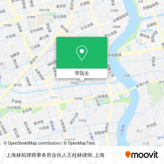 上海林拓律师事务所合伙人王桂林律师地图