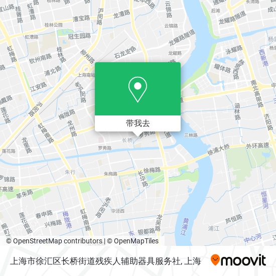 上海市徐汇区长桥街道残疾人辅助器具服务社地图