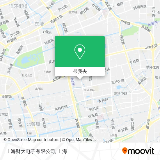 上海财大电子有限公司地图