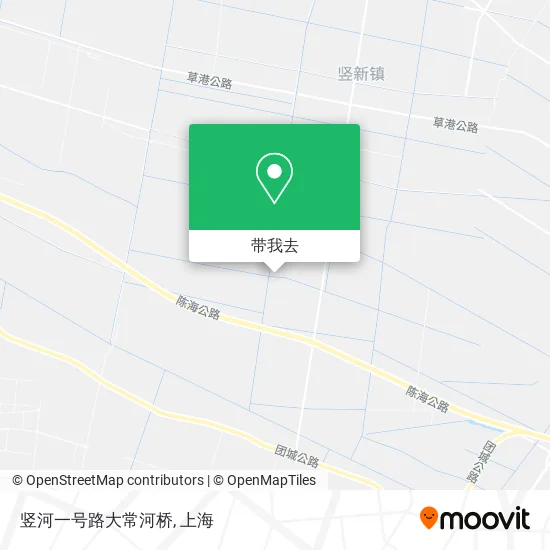 竖河一号路大常河桥地图