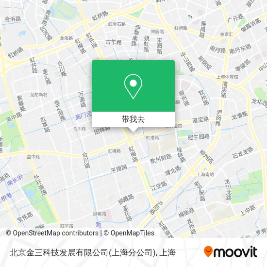 北京金三科技发展有限公司(上海分公司)地图