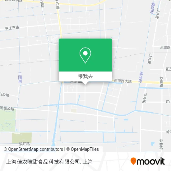 上海佳农唯甜食品科技有限公司地图