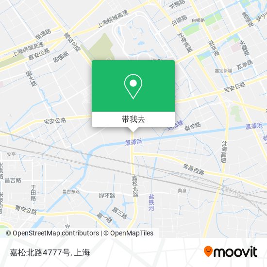 嘉松北路4777号地图