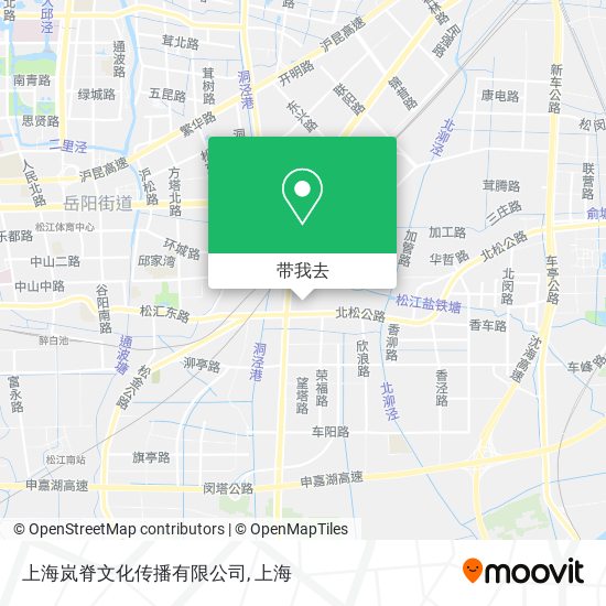上海岚脊文化传播有限公司地图
