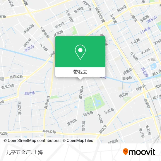 九亭五金厂地图