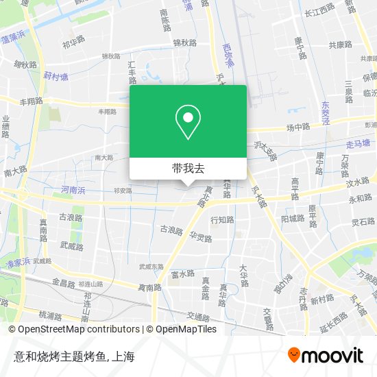 意和烧烤主题烤鱼地图