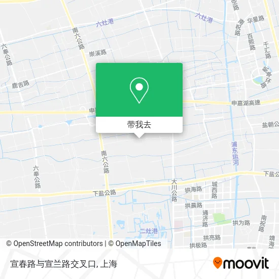 宣春路与宣兰路交叉口地图