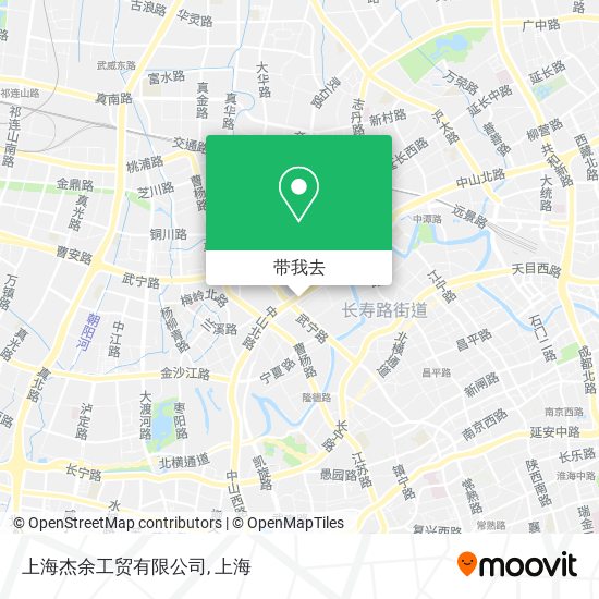 上海杰余工贸有限公司地图