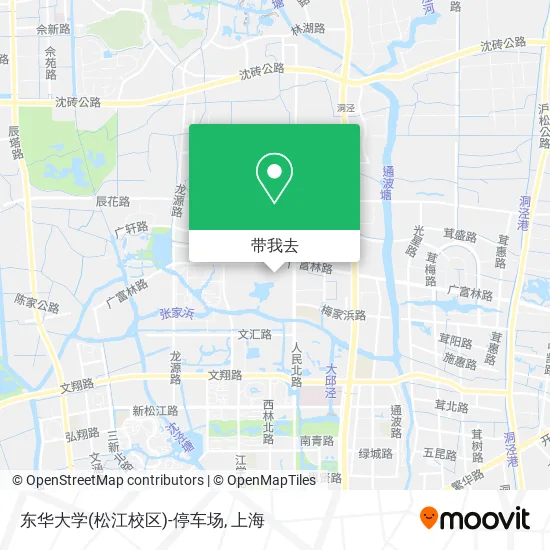 东华大学(松江校区)-停车场地图