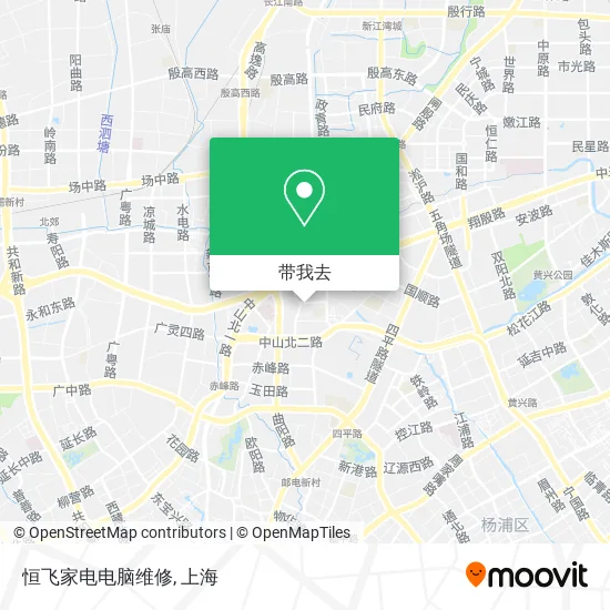 恒飞家电电脑维修地图