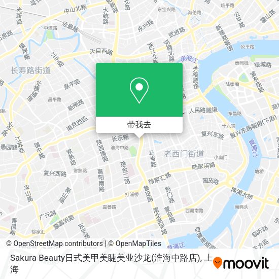 Sakura Beauty日式美甲美睫美业沙龙(淮海中路店)地图