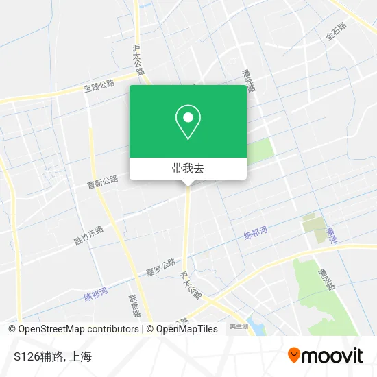 S126辅路地图
