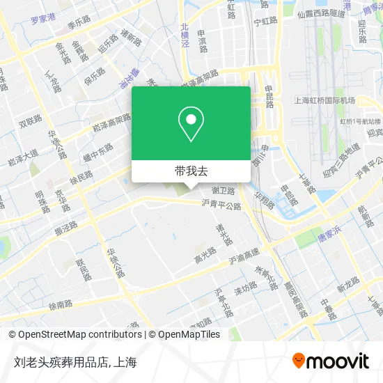 刘老头殡葬用品店地图