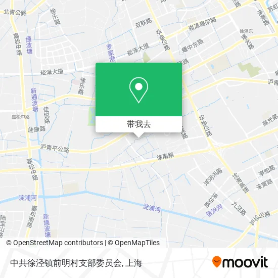 中共徐泾镇前明村支部委员会地图