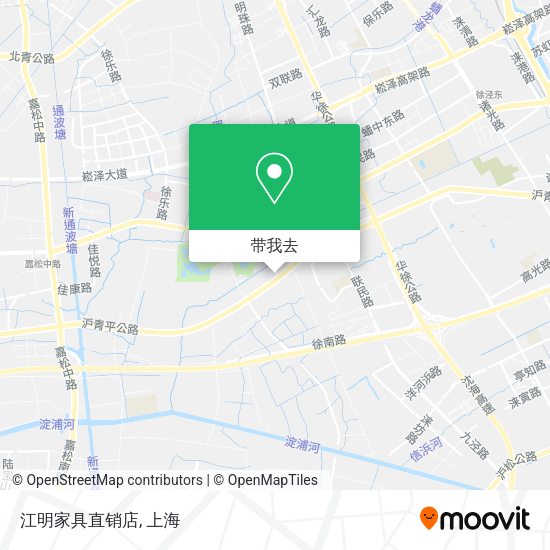 江明家具直销店地图