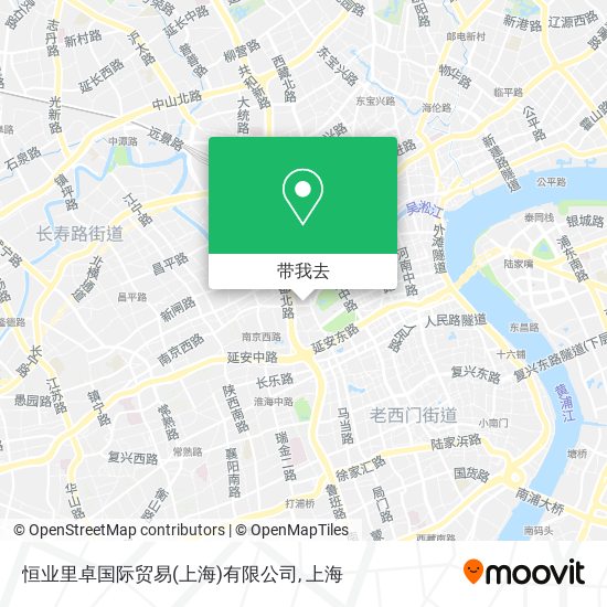 恒业里卓国际贸易(上海)有限公司地图