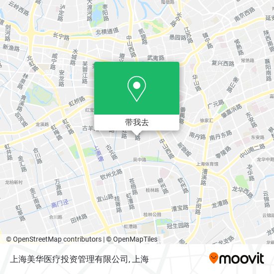 上海美华医疗投资管理有限公司地图