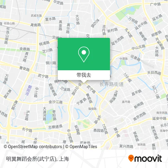 明翼舞蹈会所(武宁店)地图