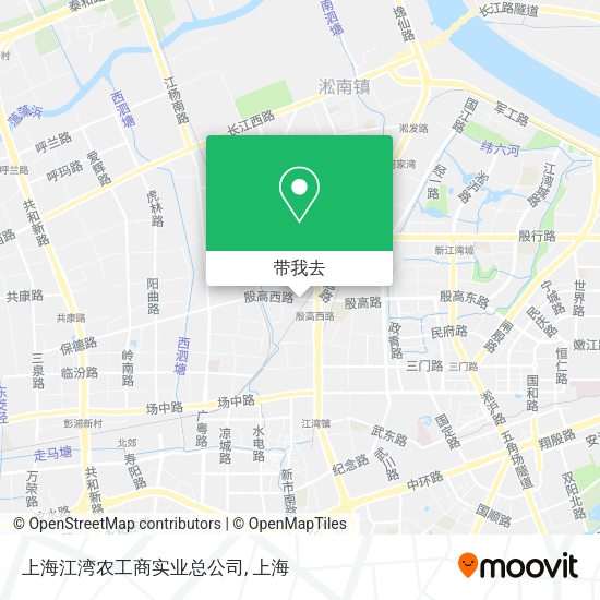 上海江湾农工商实业总公司地图