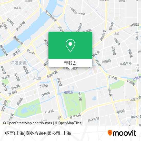 畅西(上海)商务咨询有限公司地图