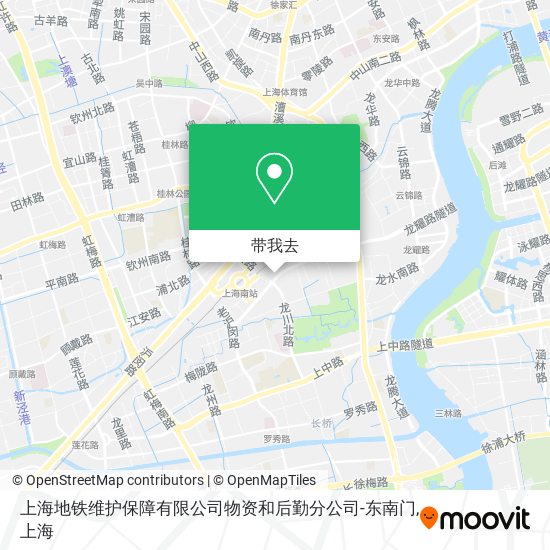 上海地铁维护保障有限公司物资和后勤分公司-东南门地图