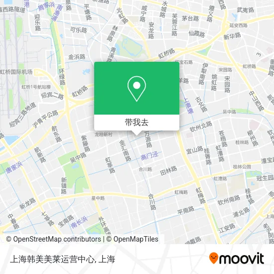 上海韩美美莱运营中心地图