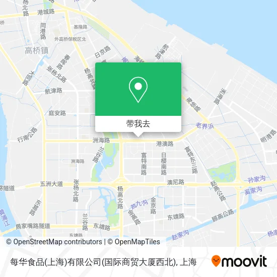 每华食品(上海)有限公司(国际商贸大厦西北)地图