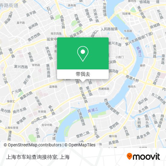 上海市车站查询接待室地图