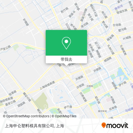 上海申仑塑料模具有限公司地图