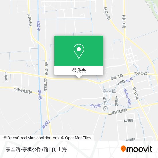 亭全路/亭枫公路(路口)地图