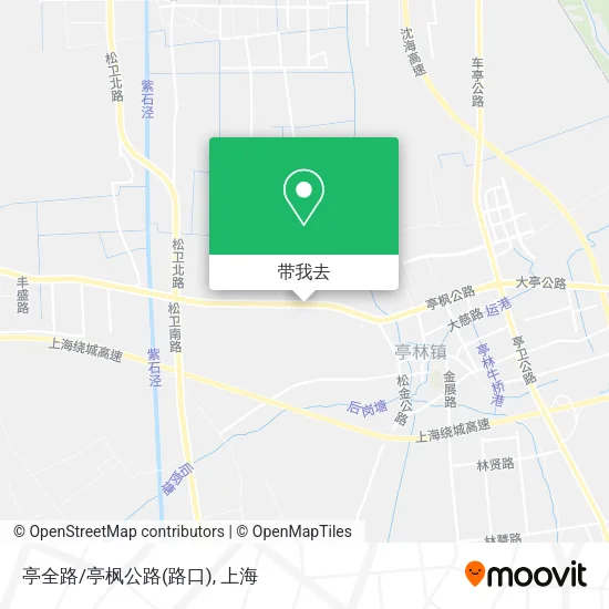 亭全路/亭枫公路(路口)地图