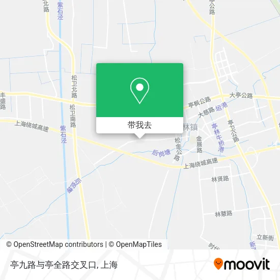 亭九路与亭全路交叉口地图