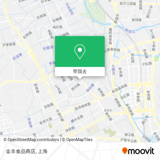 金丰食品商店地图