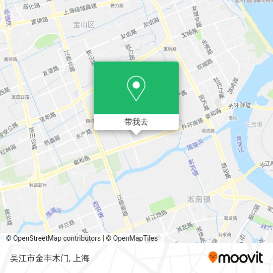 吴江市金丰木门地图