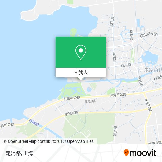 定浦路地图