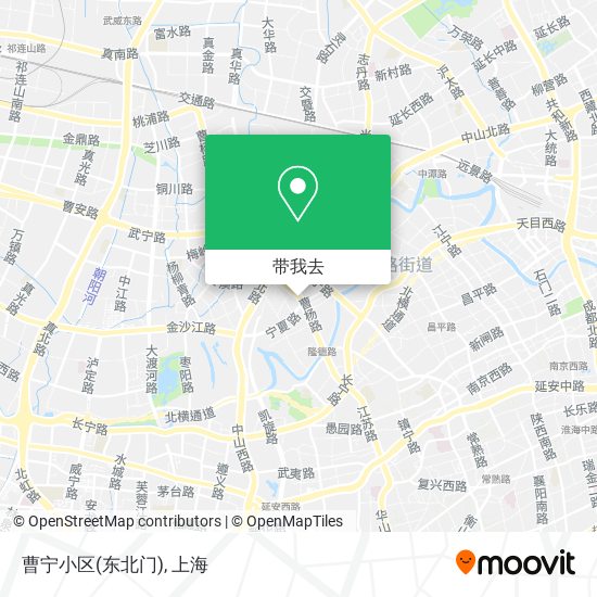 曹宁小区(东北门)地图