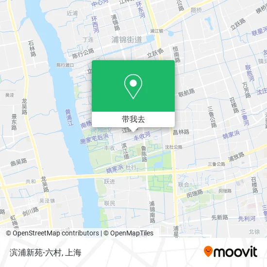 滨浦新苑-六村地图