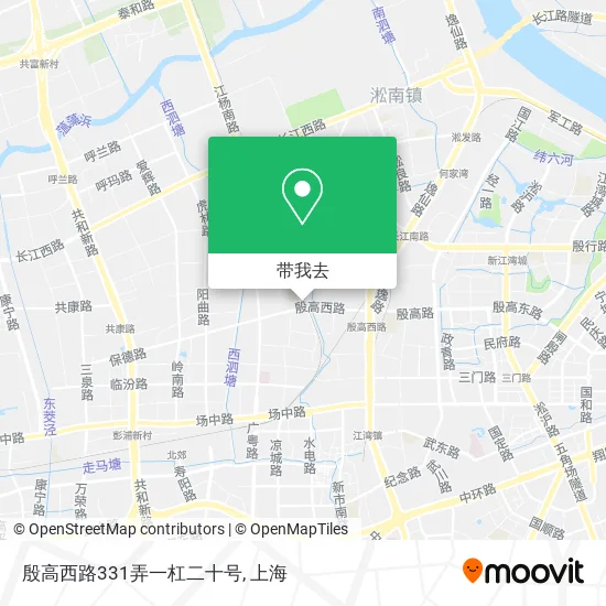 殷高西路331弄一杠二十号地图