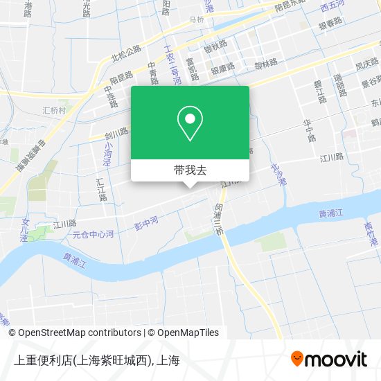 上重便利店(上海紫旺城西)地图