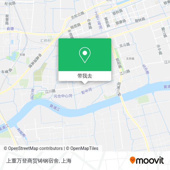 上重万登商贸铸钢宿舍地图