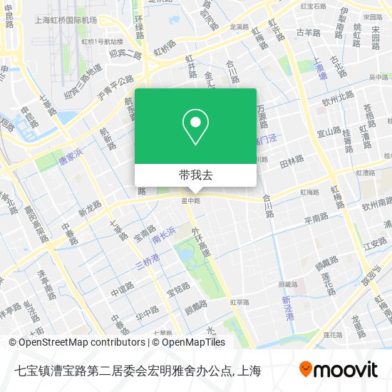 七宝镇漕宝路第二居委会宏明雅舍办公点地图
